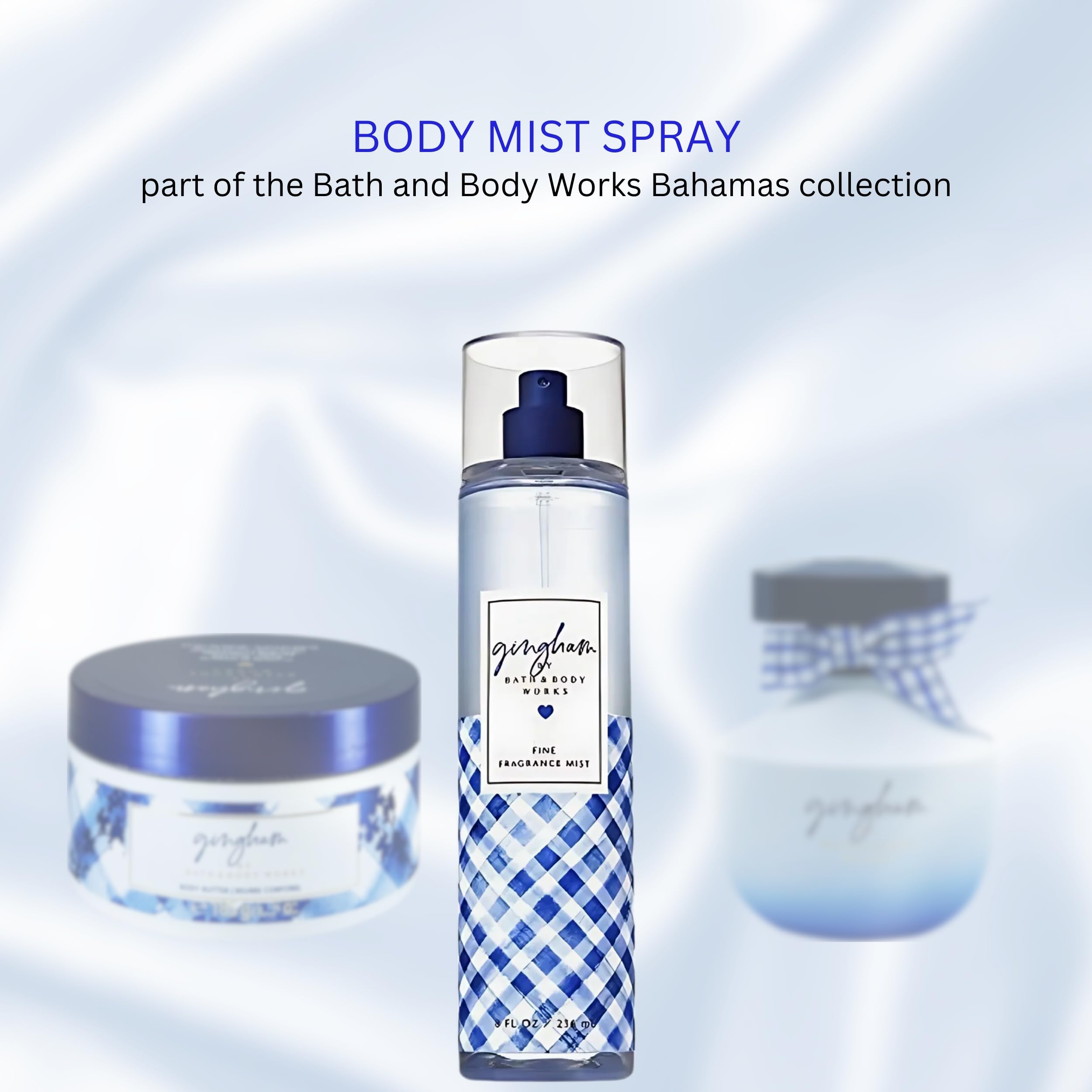 Bath & Body Works Gingham Fine Fragrance Body Spray Mist – 8 oz