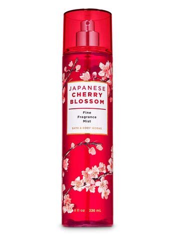 Bath & Body Works Japanese Cherry Blossom Gift Set — Moisturizing Body Wash, Fragrance Mist & Ultra Shea Cream (3 pc)