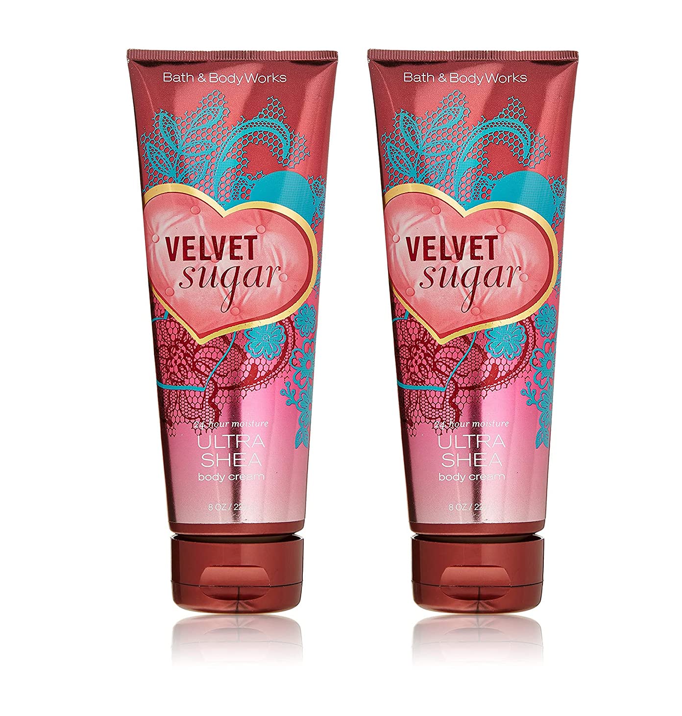 Bath & Body Works Velvet Sugar Ultra Shea Cream 2-Pack – 8 oz Each
