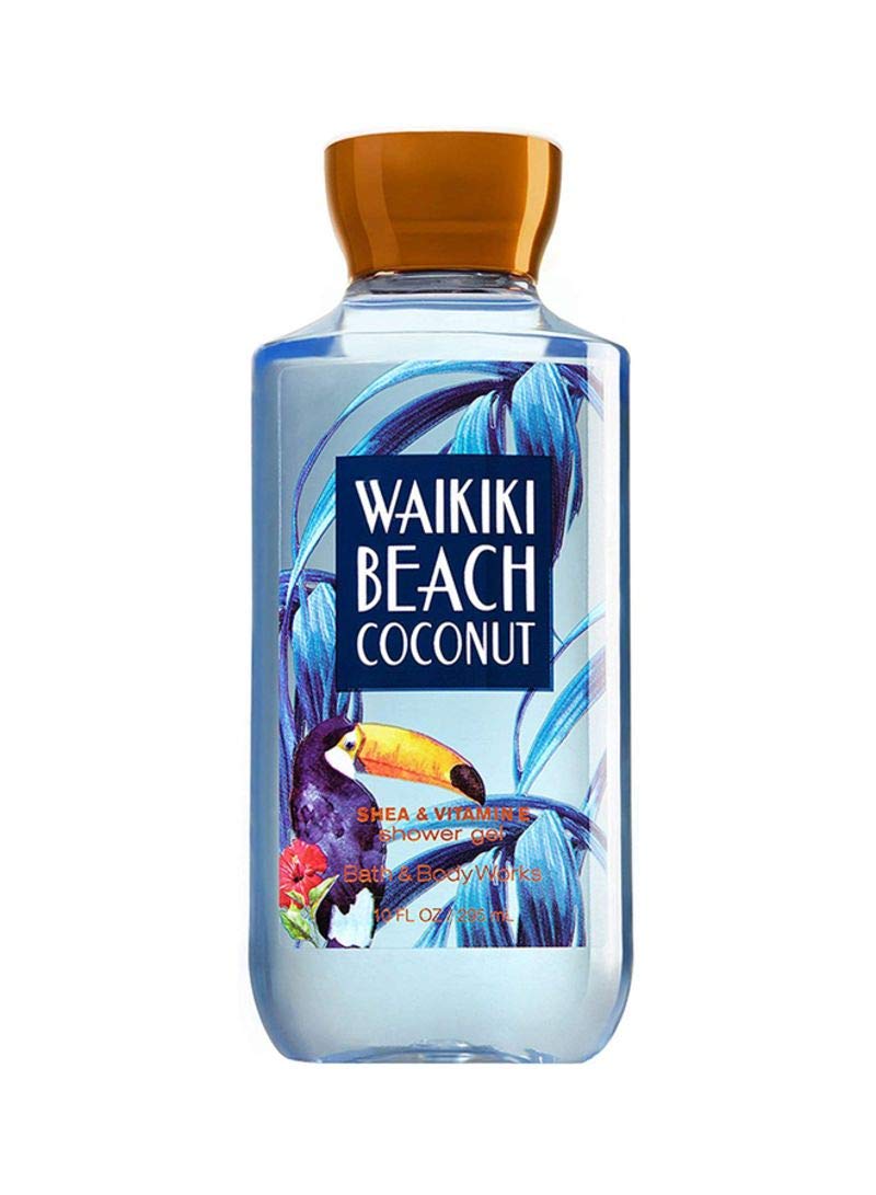 Bath & Body Works Waikiki Beach Coconut Shower Gel | Signature Collection, 10 oz