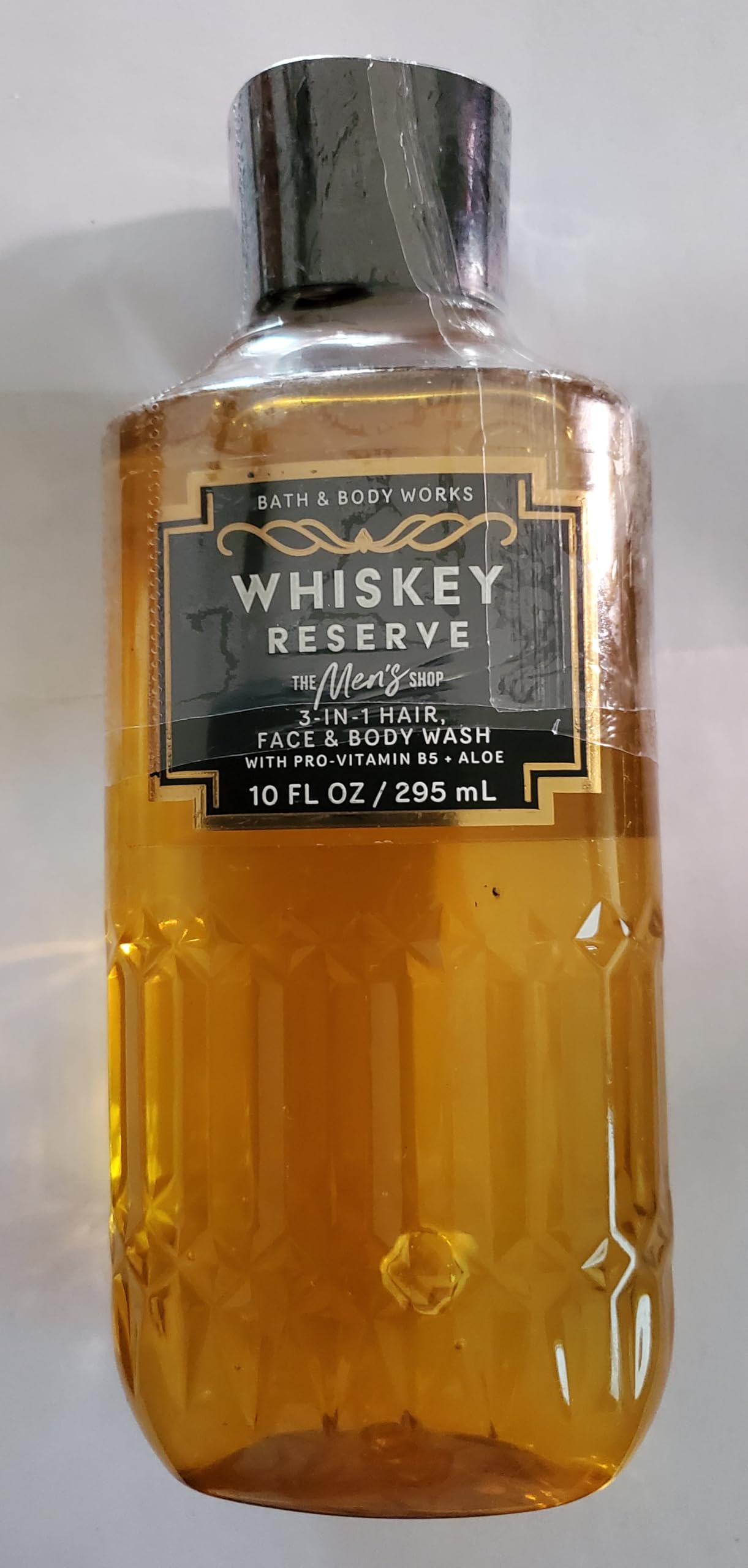 Bath & Body Works Men's Whiskey Reserve 3-in-1 Wash + Hydrating Body Cream – 2 Piece Set