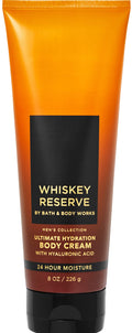 Bath & Body Works Whiskey Reserve Ultra Shea Body Cream for Men - 8 Oz