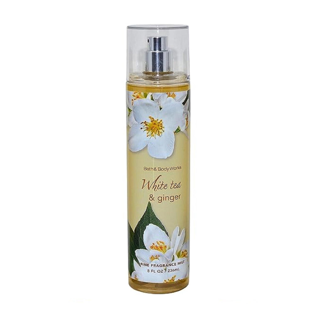 Bath & Body Works White Tea & Ginger Body Splash for Women – 8 oz