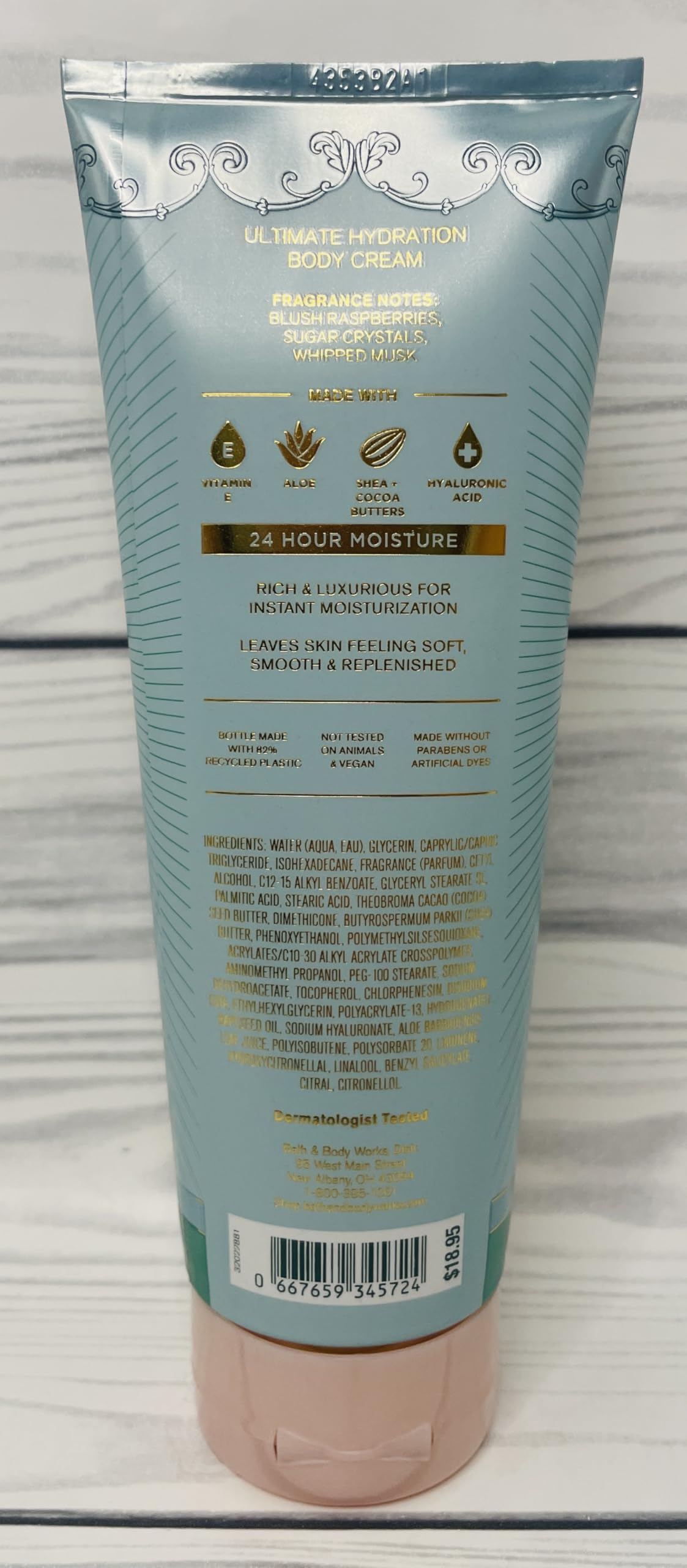 Bath & Body Works Women's Sweetest Song Ultimate Hydration Body Cream 2-Pack – 8 oz
