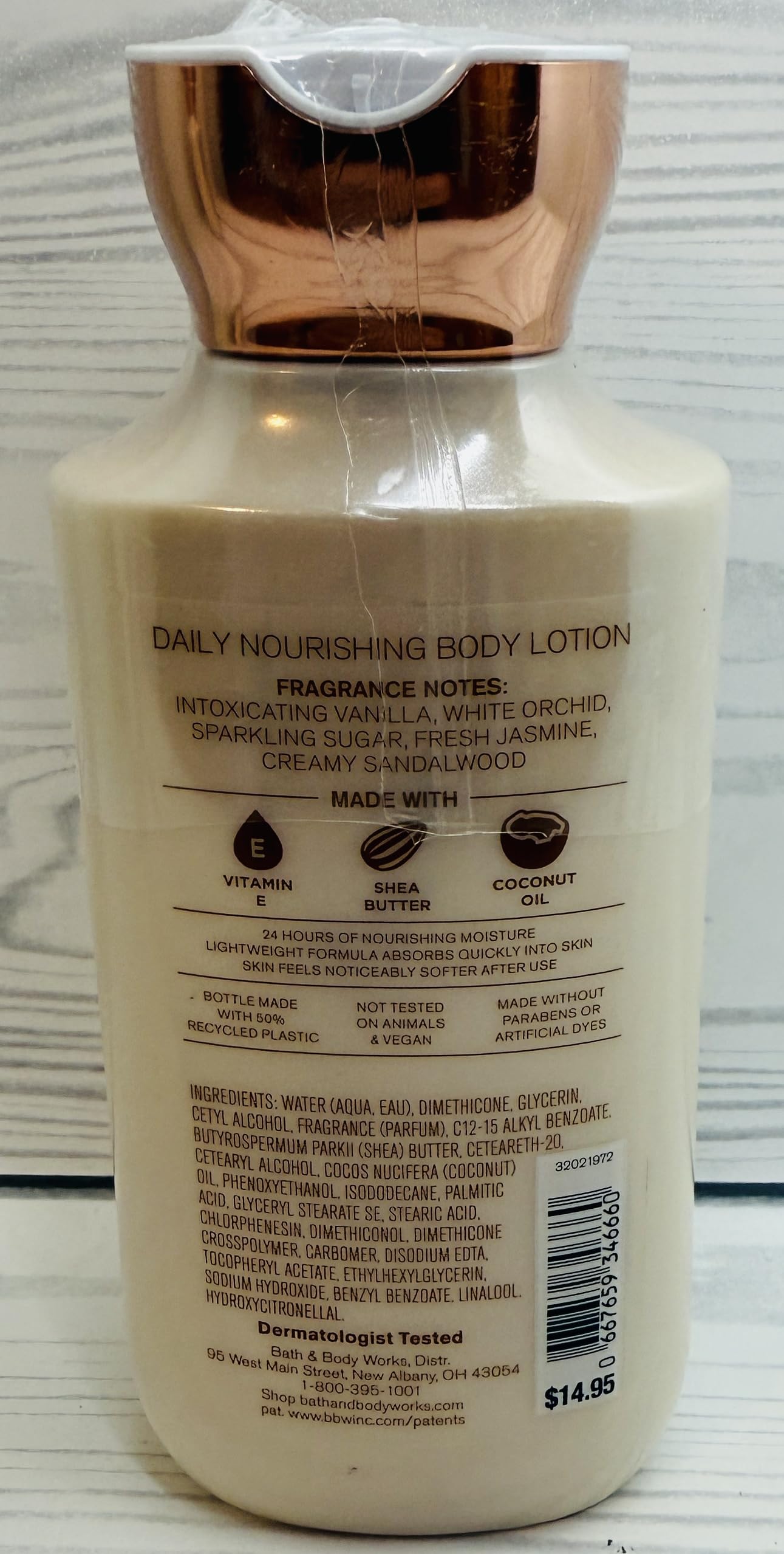 Bath & Body Works Warm Vanilla Sugar Body Lotion – 2 x 8 oz
