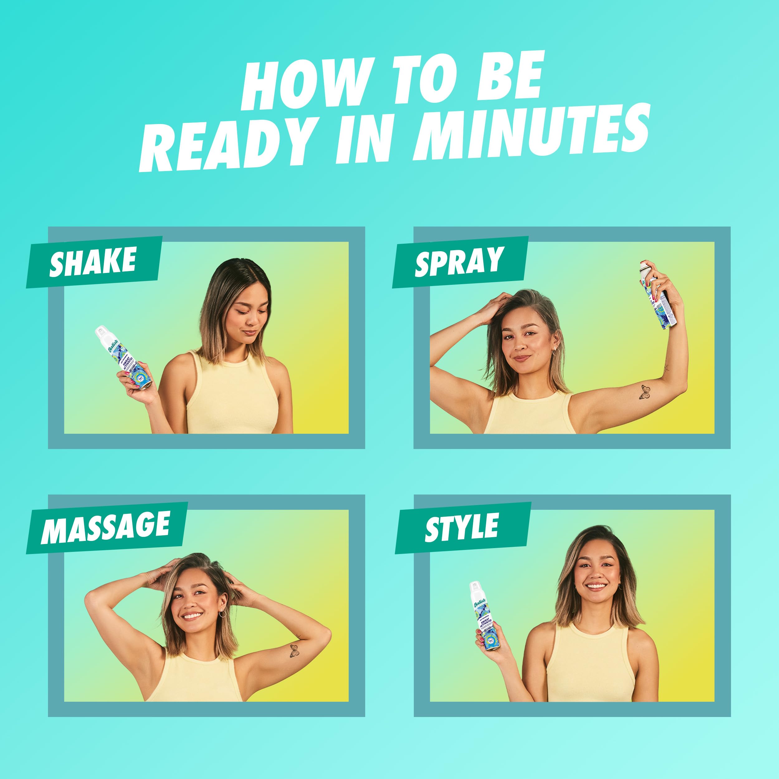 Batiste Dry Shampoo Blonde, 6.35oz | Brilliant Blonde Color-Tinted Refresh