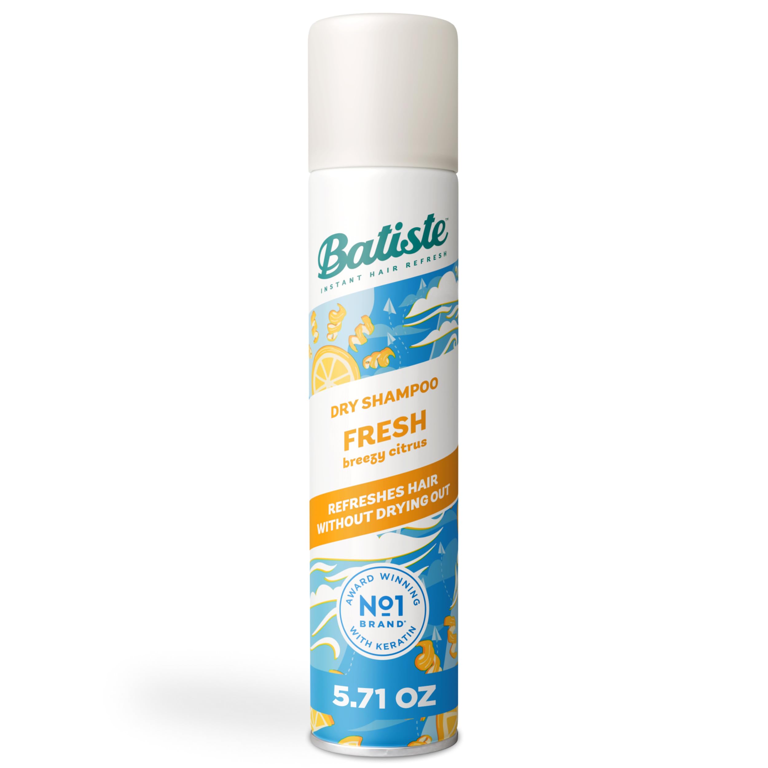 Batiste Fresh Dry Shampoo – Absorb Oil, Add Texture Between Washes | 5.71 oz