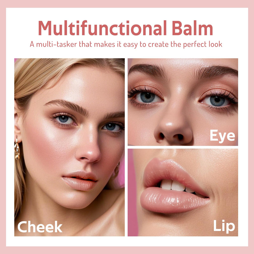 Bayfree Multi Cream Blush & Brush Set – Hydrating, Blendable Korean Cheek Makeup