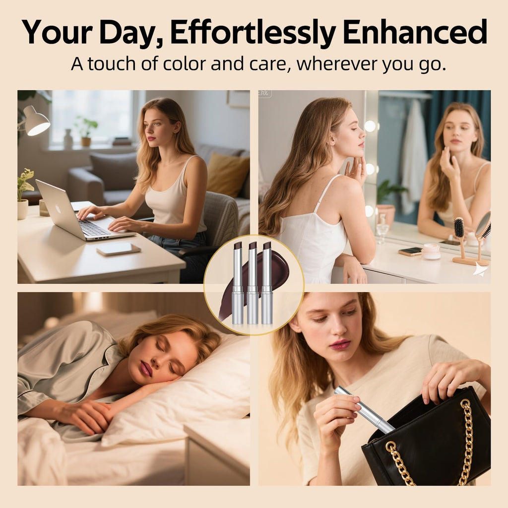 Bayfree Tinted Lipstick Set — 3pc, All-Day Hydration, Cruelty-Free