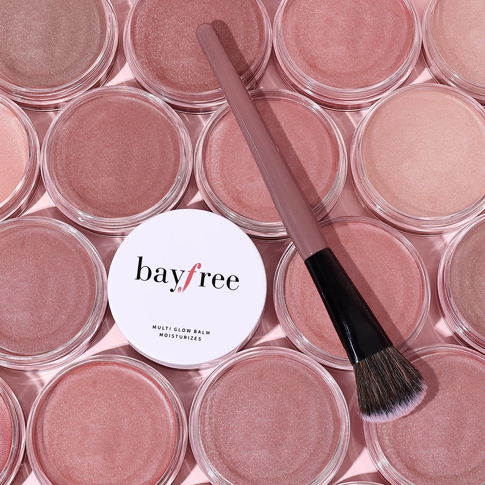 Bayfree Multi Cream Blush & Brush Set – Hydrating, Blendable Korean Cheek Makeup