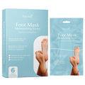 Foot Mask Moisturizing Socks for Dry Cracked Feet | Bayside Hydrates with Snail Mucin, Shea Butter & Hyaluronic Acid