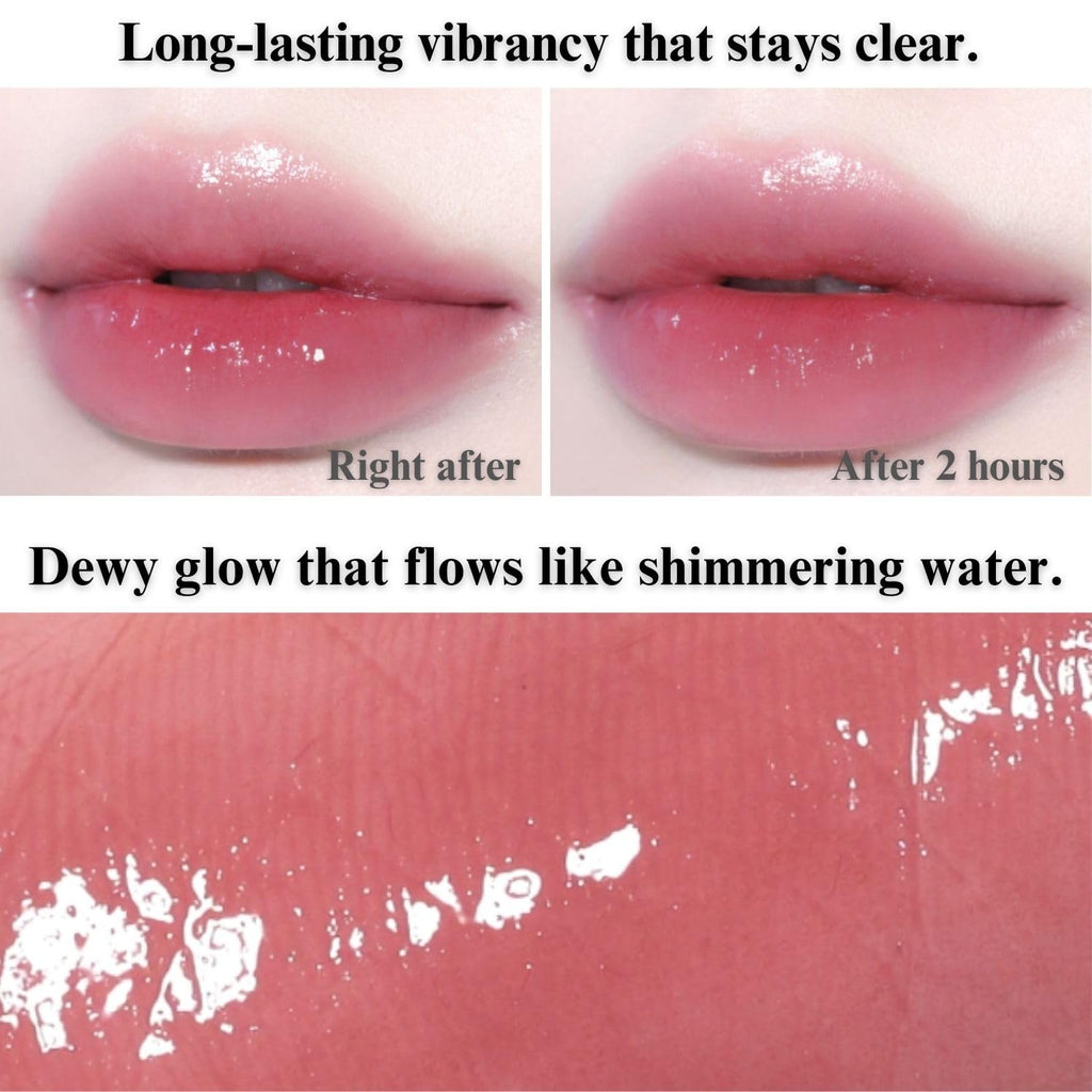 BBIA Glow Tint Lip Plumping Gloss – Vivid, Non-Sticky Lip Stain in 20 Petal | BBIA