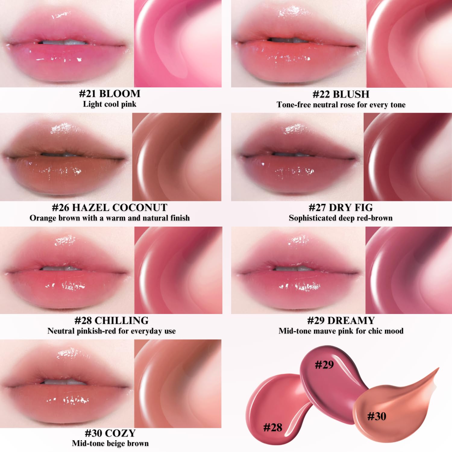 BBIA Glow Tint Lip Plumping Gloss – Vivid, Non-Sticky Lip Stain in 20 Petal | BBIA