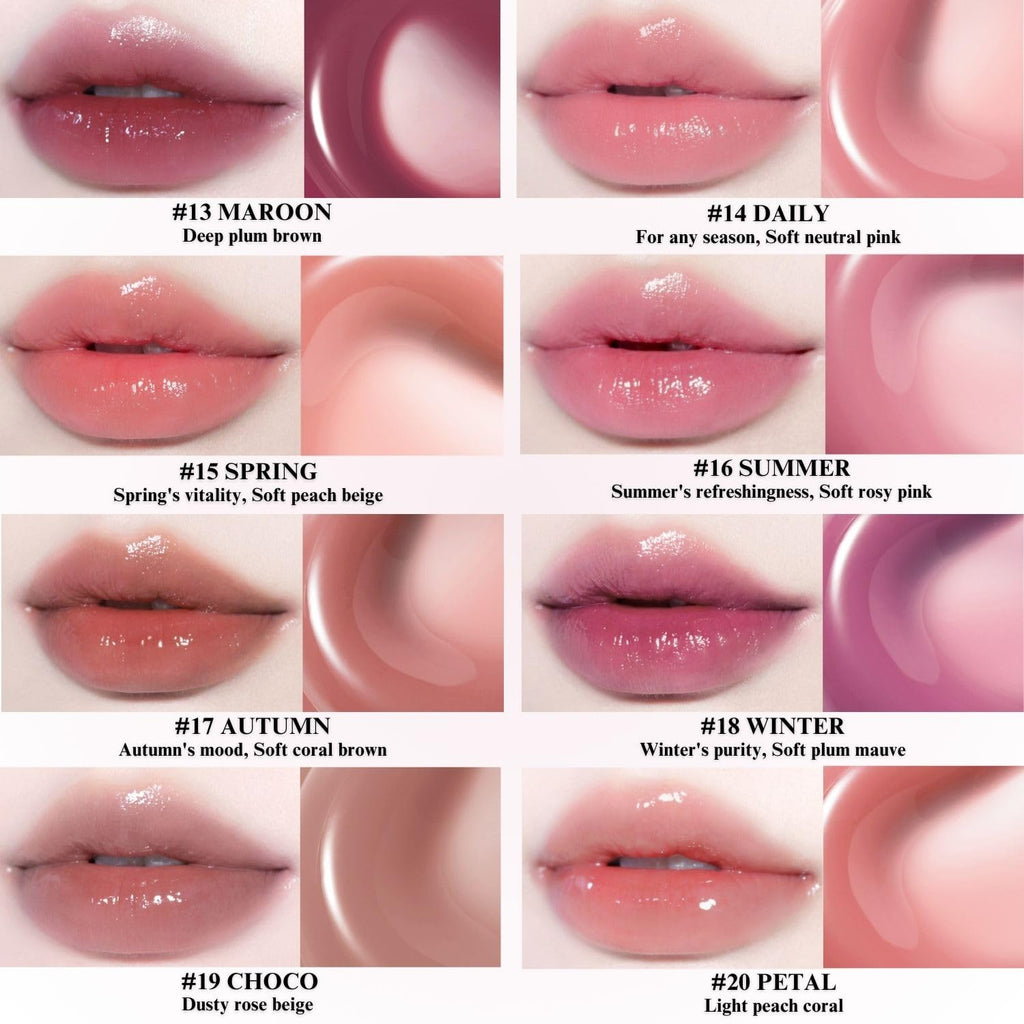 BBIA Glow Tint Lip Plumping Gloss – Vivid, Non-Sticky Lip Stain in 20 Petal | BBIA