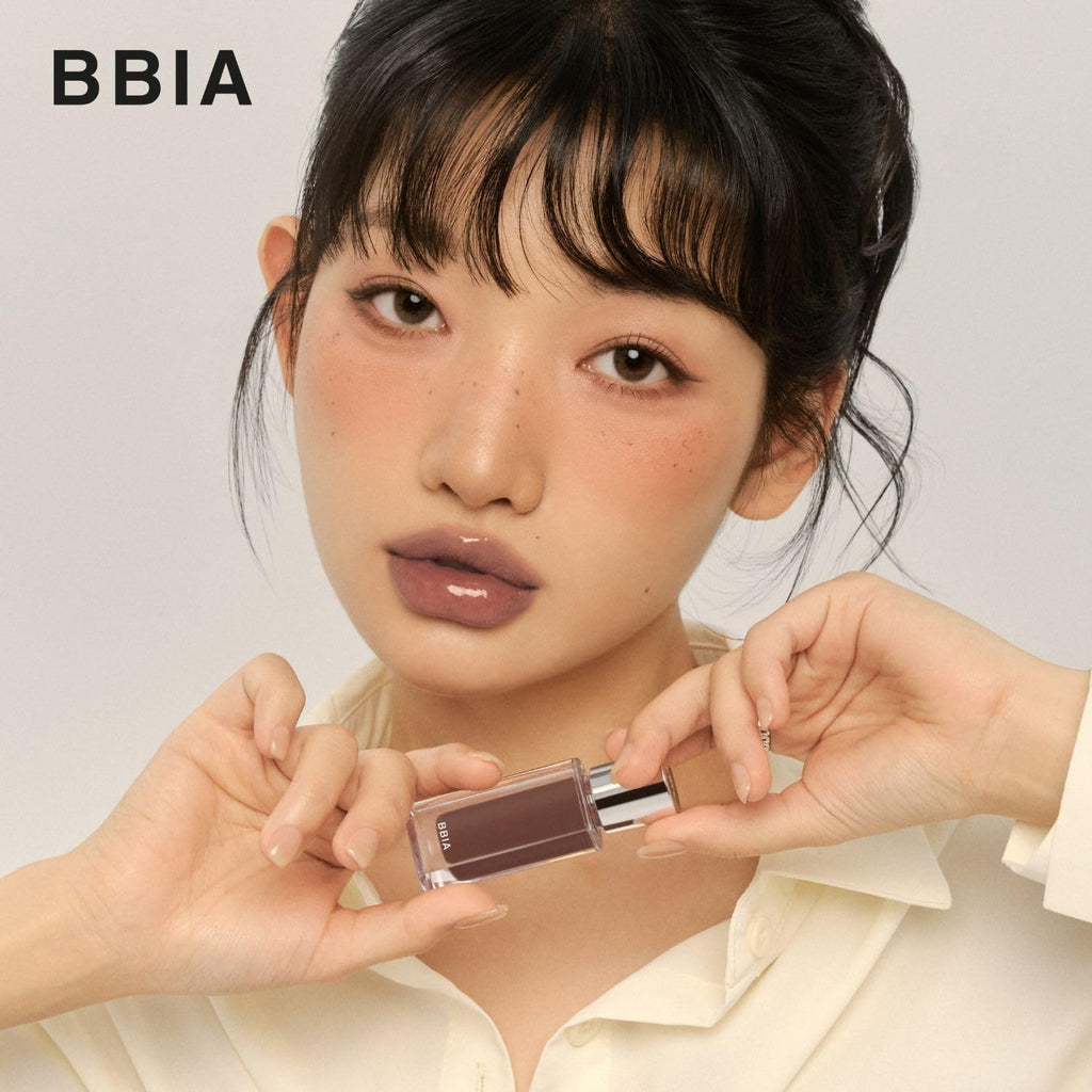 BBIA Over Glaze Lip Gloss – Plumping, Glassy Shine, 06 Peanut Syrup | Vegan Korean Beauty