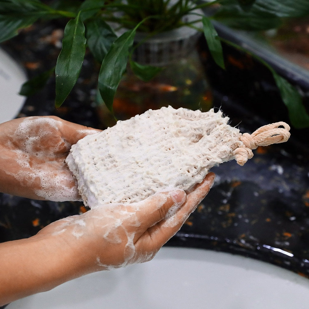 BBTO 15-Piece Soap Saver Bag | Exfoliating Sisal Mesh Pouch