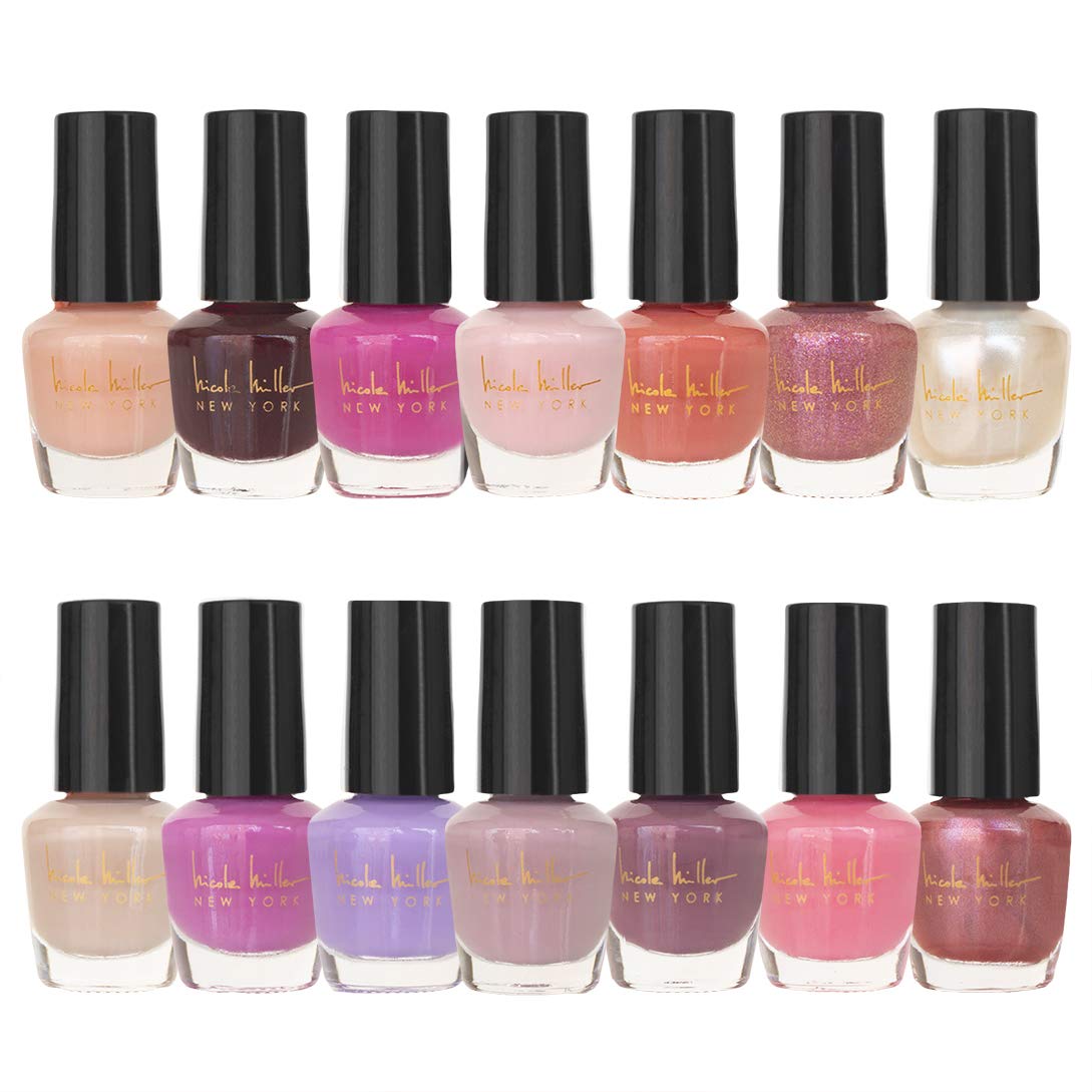 B.C BEAUTY CONCEPTS Nicole Miller Nail Polish Set — 14 Mini Colors