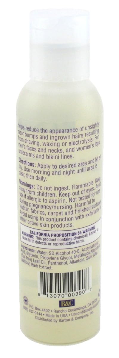Skin Tight 4 oz Regular for Razor Bumps & Ingrown Hair (118 ml) - 2 Pack | B&C Skin Tight