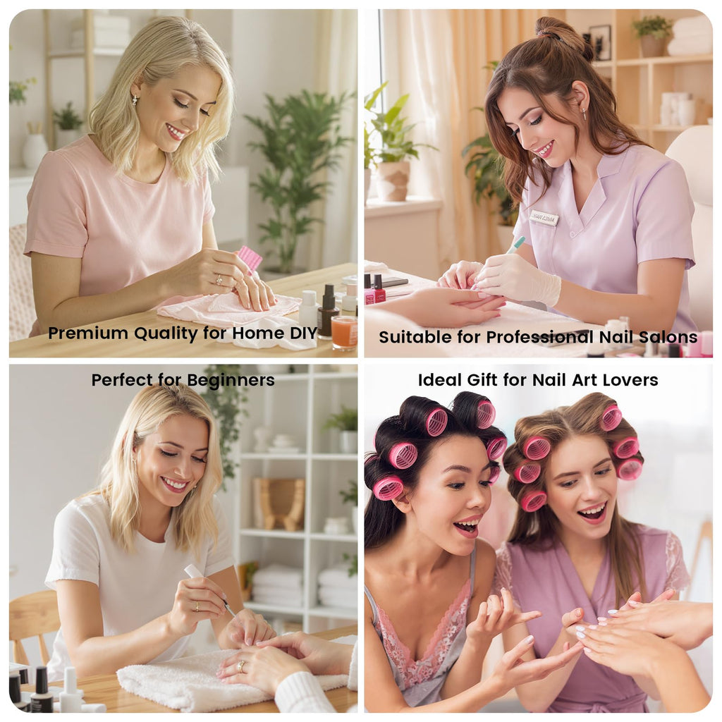 BCOWOS Pink Lint-Free Nail Wipes – 2000PCS, Ultra-Absorbent Polish Remover Pads for Nails, Gel & Lash Extensions