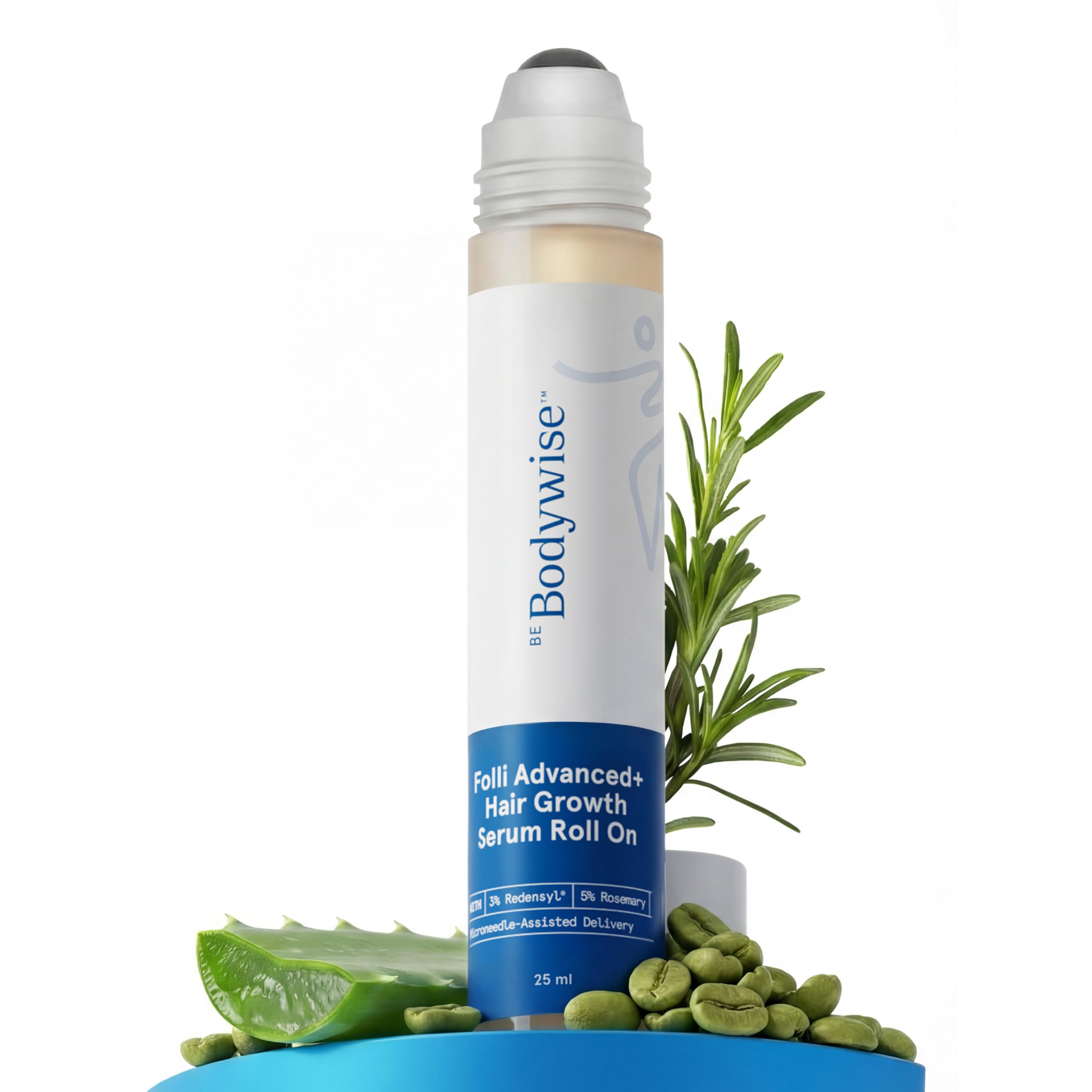 Be Bodywise Advanced Hair Density Roll-On Serum 25ml | Saw Palmetto, Rosemary, Caffeine, Fenugreek