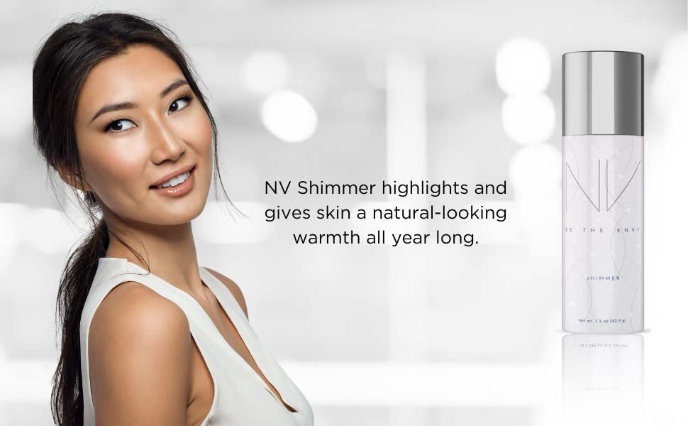 BE THE ENVY NV Perfecting Mist Shimmer – Hypoallergenic, Lightweight Buildable Coverage in 9 Shades