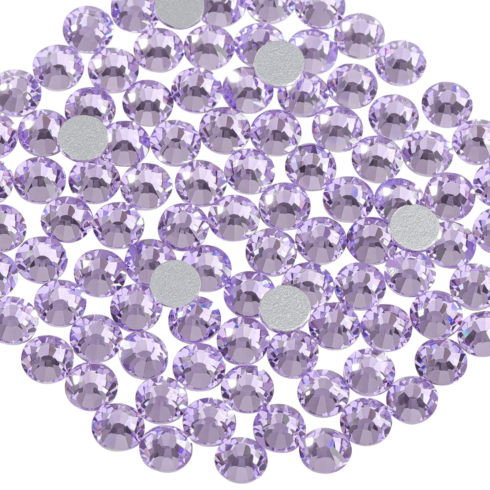 Beadsland 2880 Violet Flat Back Rhinestones | Nail Art & Crafts SS20 4.6-4.8mm
