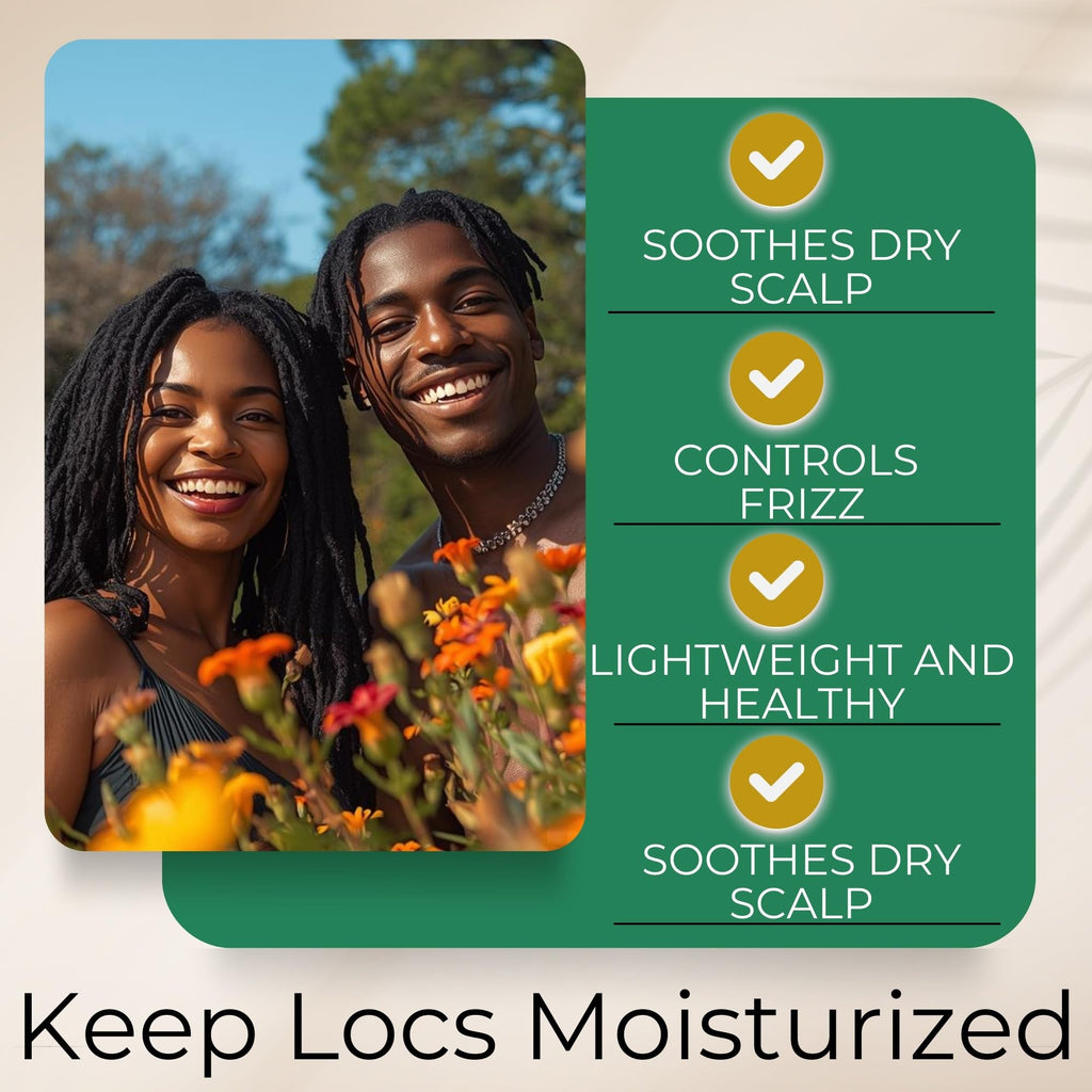 Beard Gains Lion Locs Rosewater Moisturizing Spray – Organic Vegan Rosewater for Locs & Skin (4oz, Tobacco)