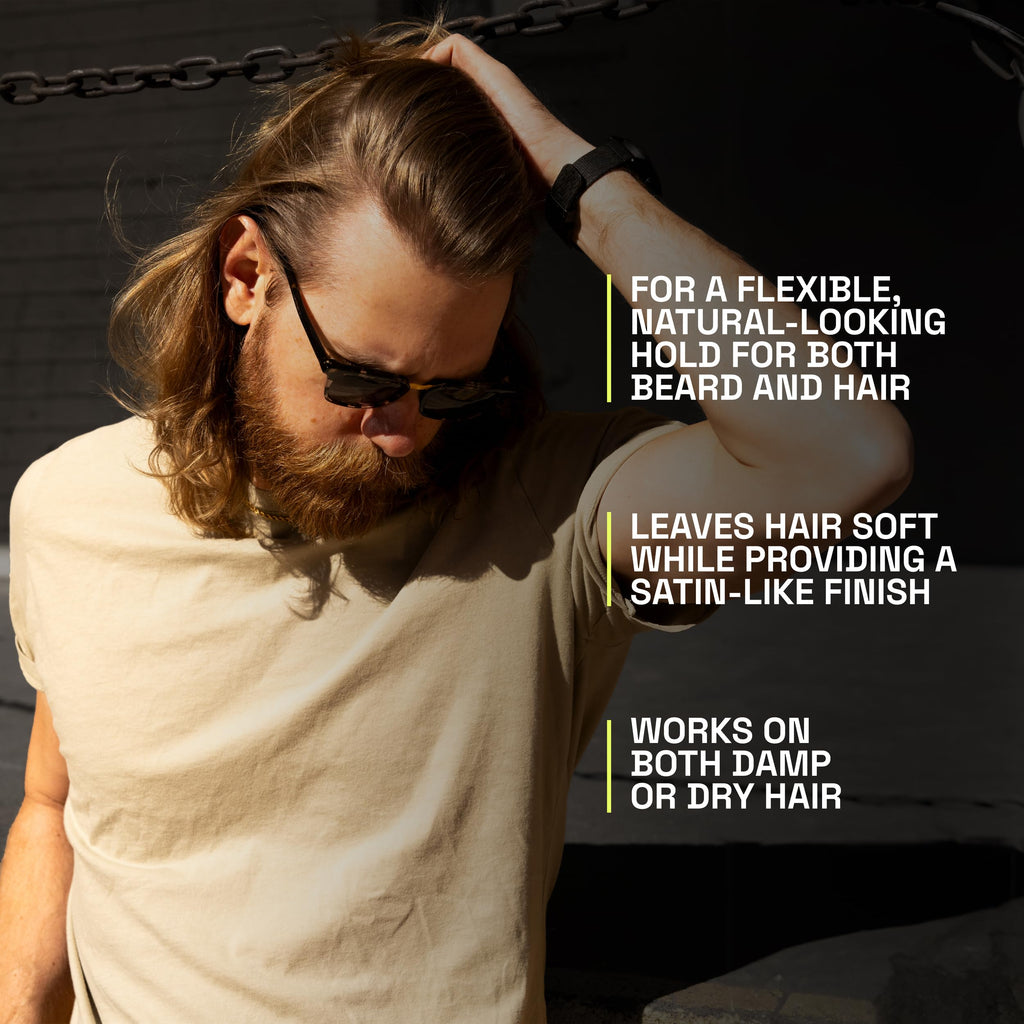 Beardbrand Beard Styling Paste – Medium Hold & Satin Finish for Beard & Hair | Teakwood, Rosemary & Citrus