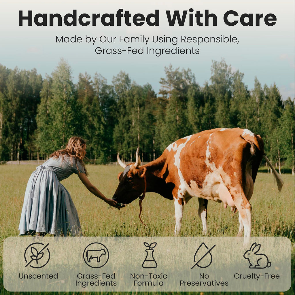 Beautiful Being SKIN GLOW — Grass-Fed Whipped Beef Tallow Moisturizer for Face & Body