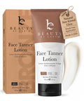 Beauty by Earth Face Tanner — USA Made, Natural & Organic Ingredients, Buildable, Streak-Free Glow