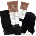 Beauty by Earth Self Tanner Kit – USA Made, Organic & Natural Sunless Tan for Face & Body