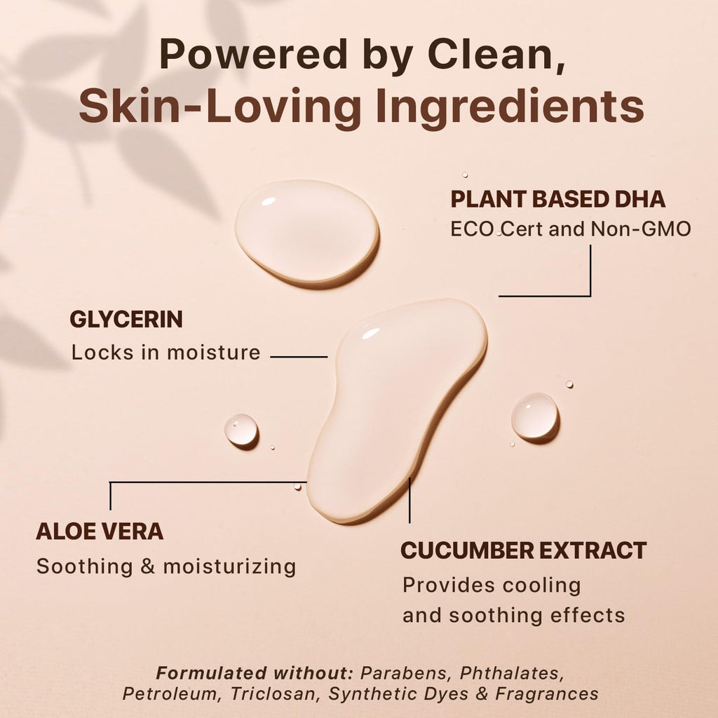 Beauty by Earth Self Tanner Spray – USA Made, Natural Ingredients, Quick-Dry Sunless Tan (Fair to Medium)