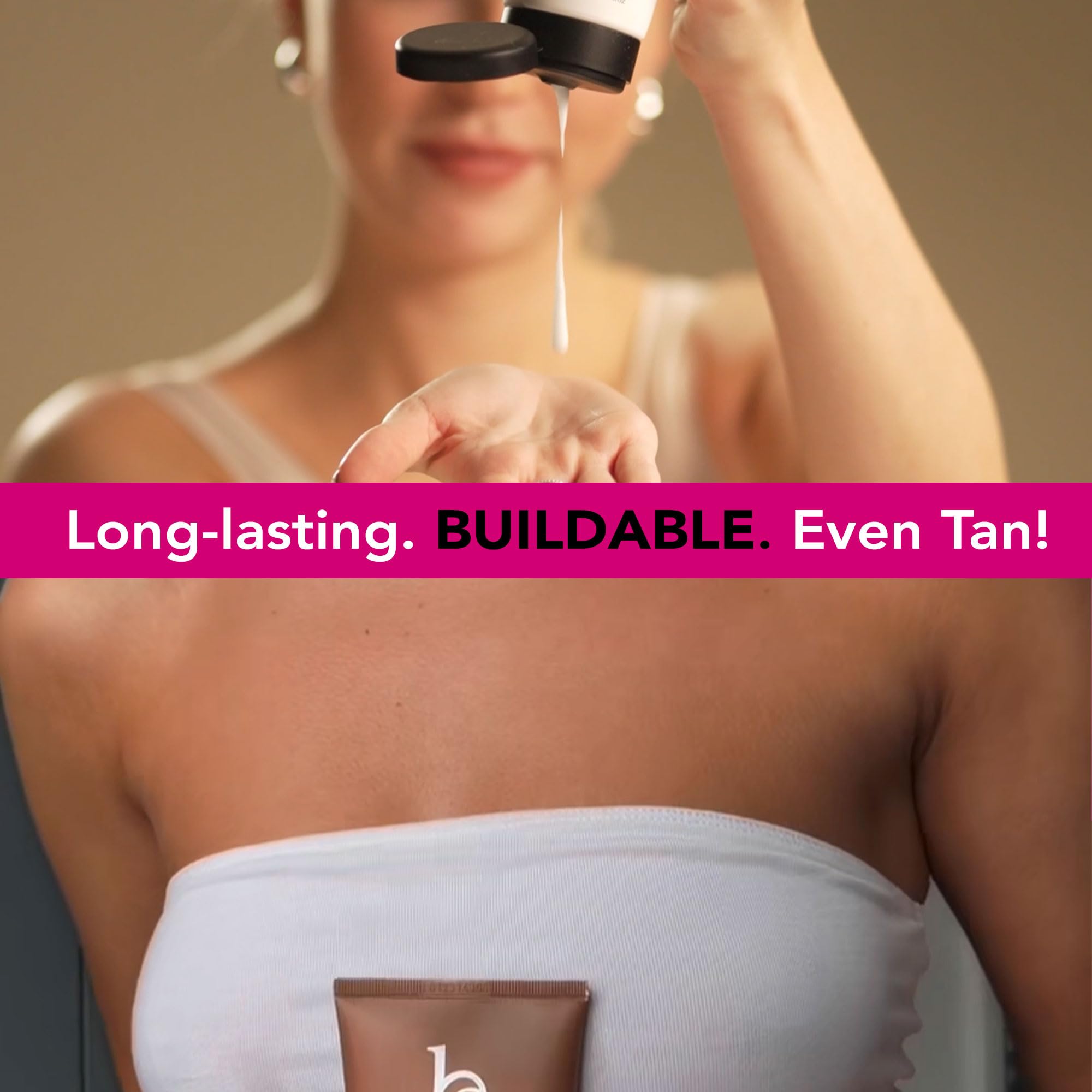 Beauty by Earth Tanning Lotion Self Tanner – USA Made, Travel-Size, Natural & Organic