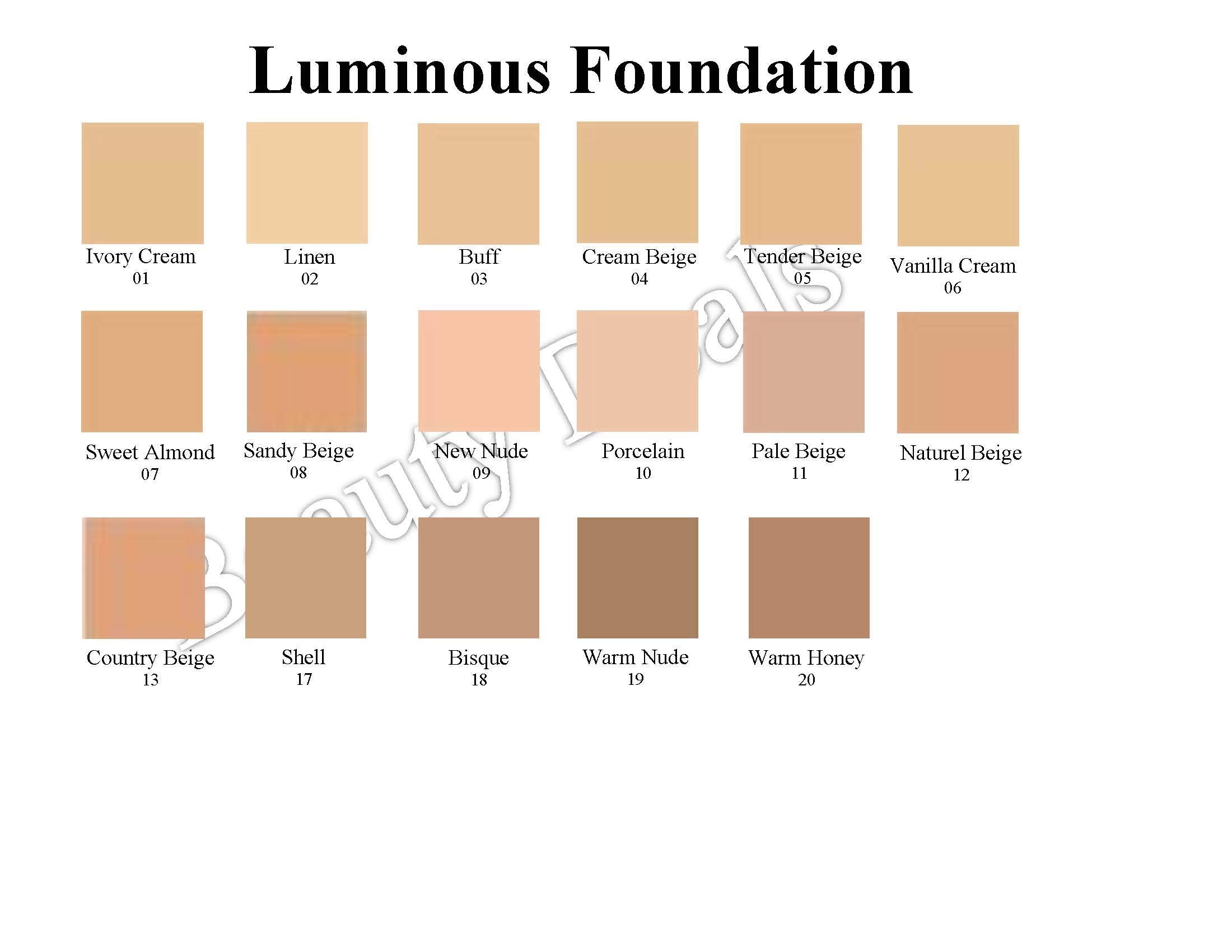 Beauty Deals Luminous Foundation – Radiant Finish & Undetectable Coverage in Natural Beige