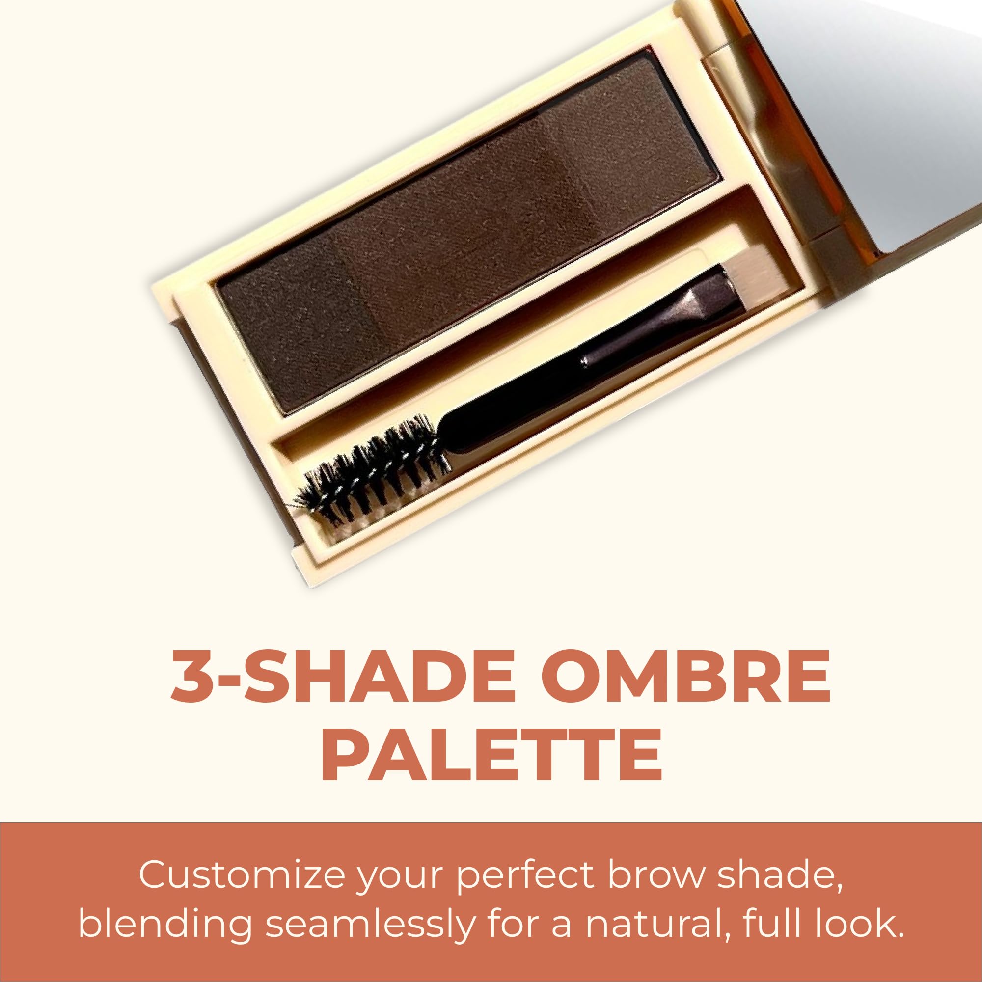 Beauty For Real Brow Max Ombre Powder Deep | Long-Wear, Vegan, Cruelty-Free & Paraben-Free
