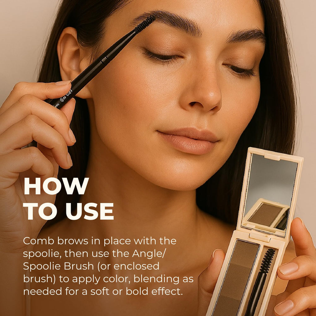 Beauty For Real Brow Max Ombre Brow Powder Light – Shape, Balance & Define Brows | Long-Wear, Vegan, Cruelty-Free & Paraben-Free