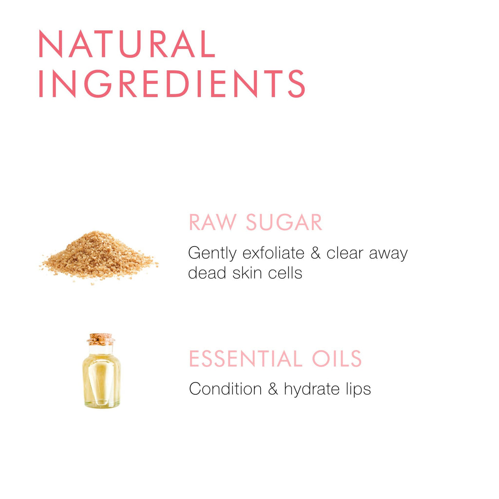 Beauty For Real Lip Revival Orange Spice – Exfoliating Sugar Lip Scrub, Organic & Vegan, 0.15 oz