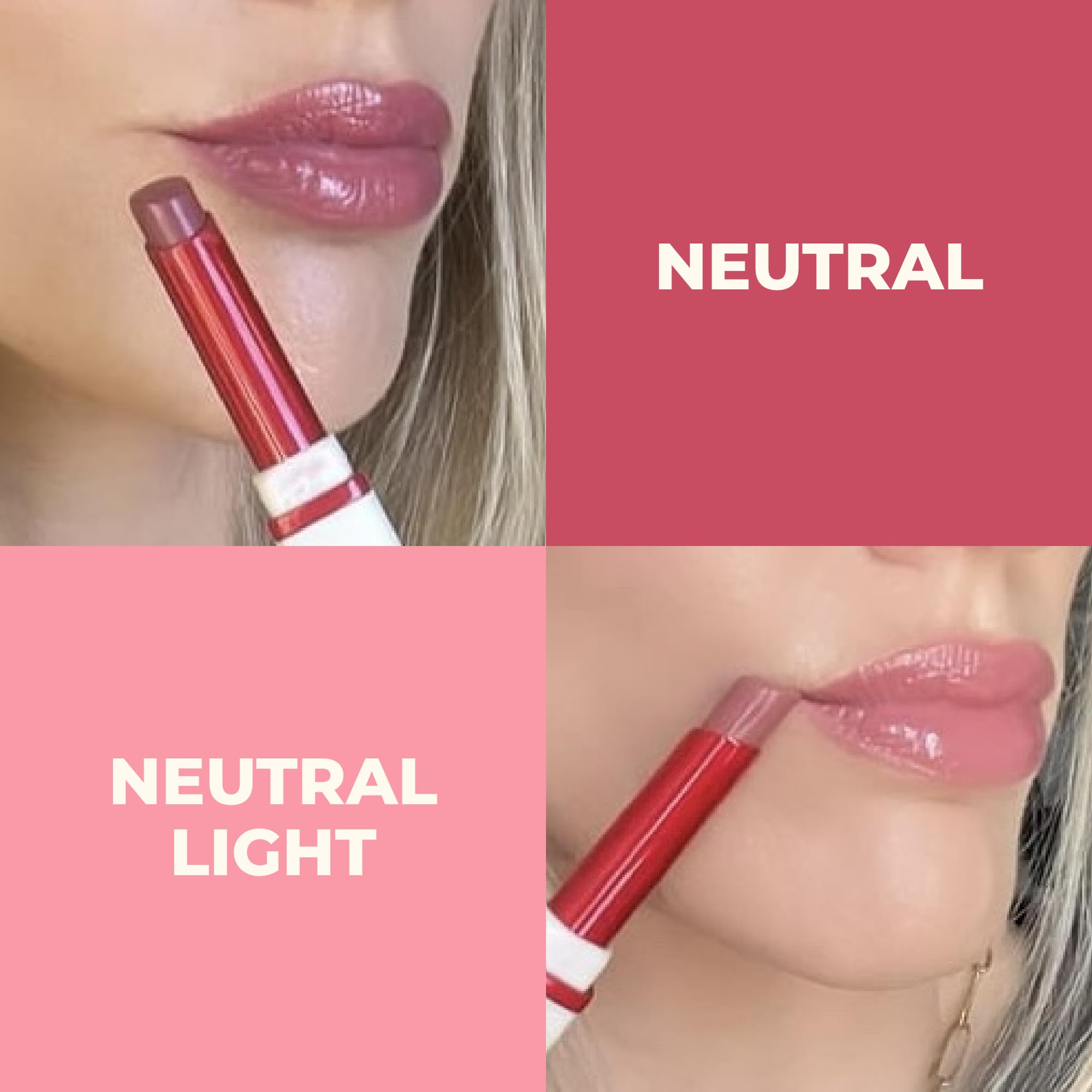 Beauty For Real Lip Revival Serum Lipstick Neutral Light – Hydrating Lip Color