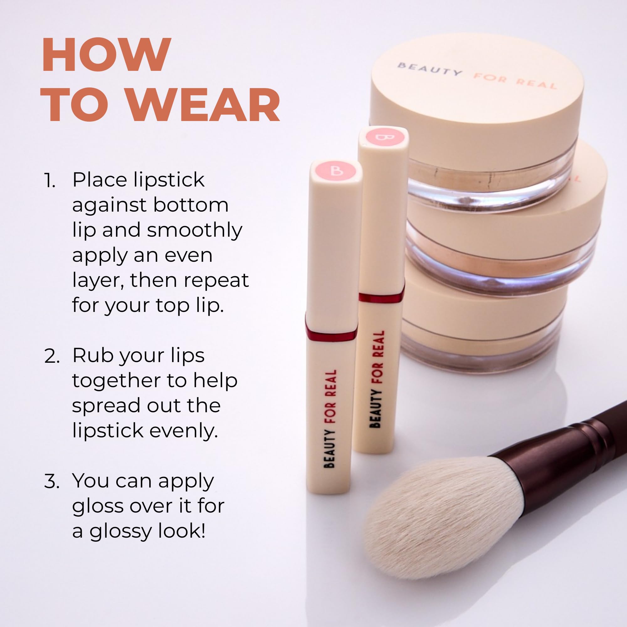 Beauty For Real Lip Revival Serum Lipstick Neutral Light – Hydrating Lip Color