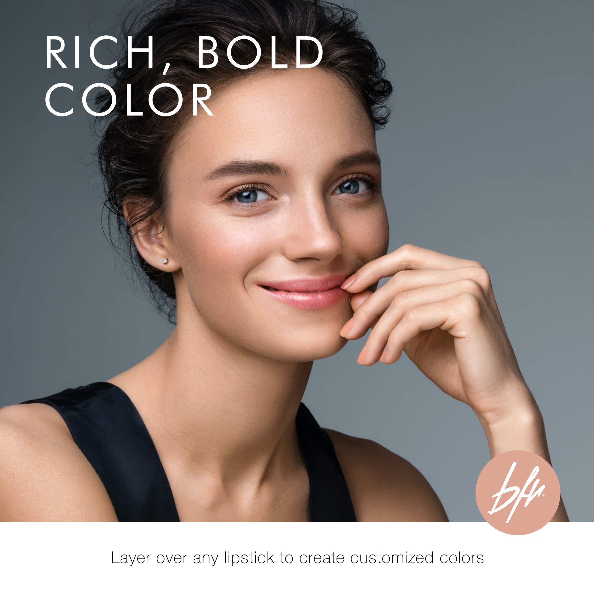 Beauty For Real Starlust Lip Gloss + Shine – Champagne Pink Metallic | Non-Sticky, Hydrating