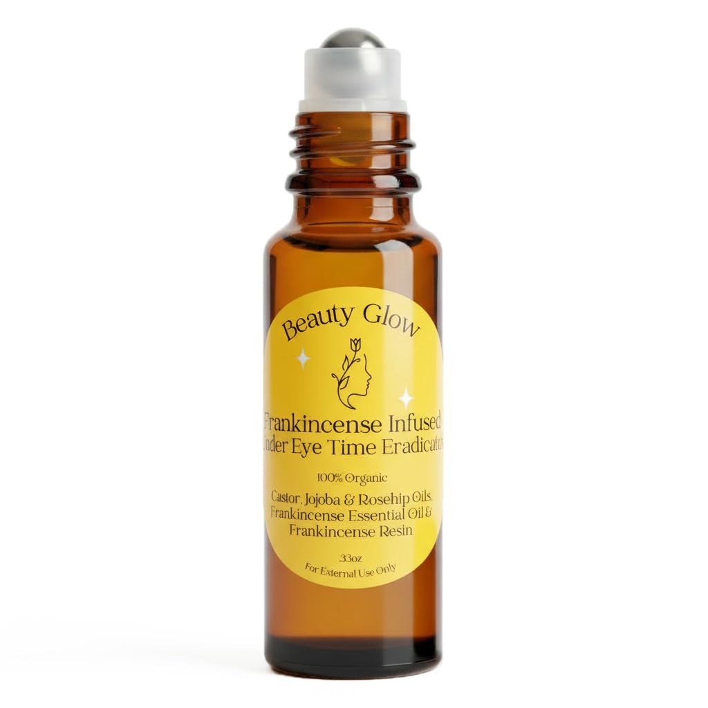 Beauty Glow Age Eraser Rollerball – Organic Frankincense-Infused Under-Eye Moisturizer