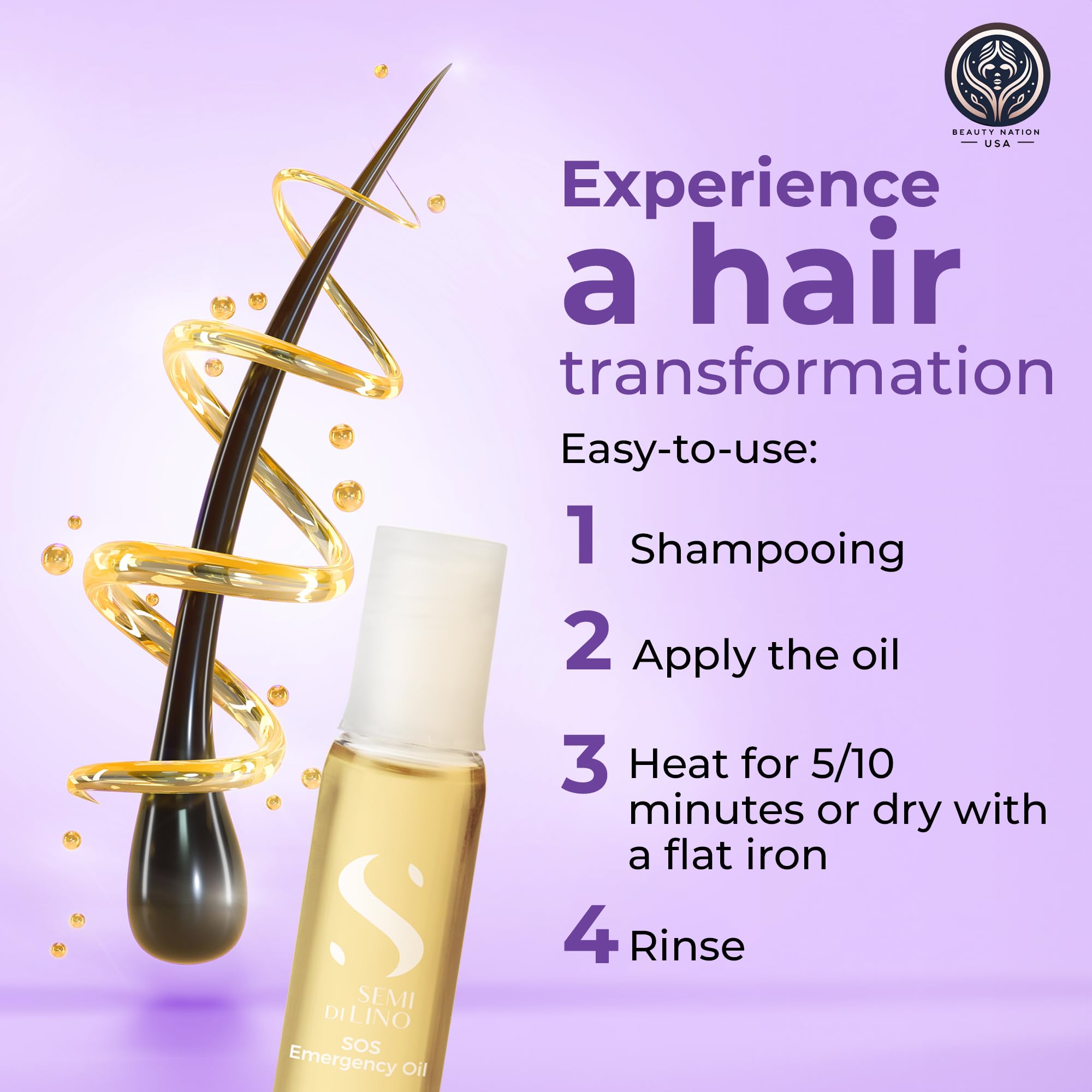 Alfaparf SOS Reconstruction Reparative Emergency Oil — 6 Vials + Conditioning Cap | Beauty Nation USA