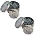 Beauty Rageous Super Grip Bobby Pins 1.9-Inch - Secure All Hair Types in Reusable Tin (Silver, 800 Ct Approx)
