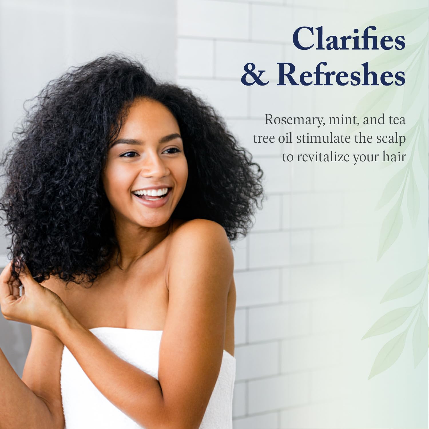 Beauty Without Cruelty Shampoo & Conditioner Set – Rosemary Mint Tea Tree, SLS-Free & Cruelty-Free, 16 oz each