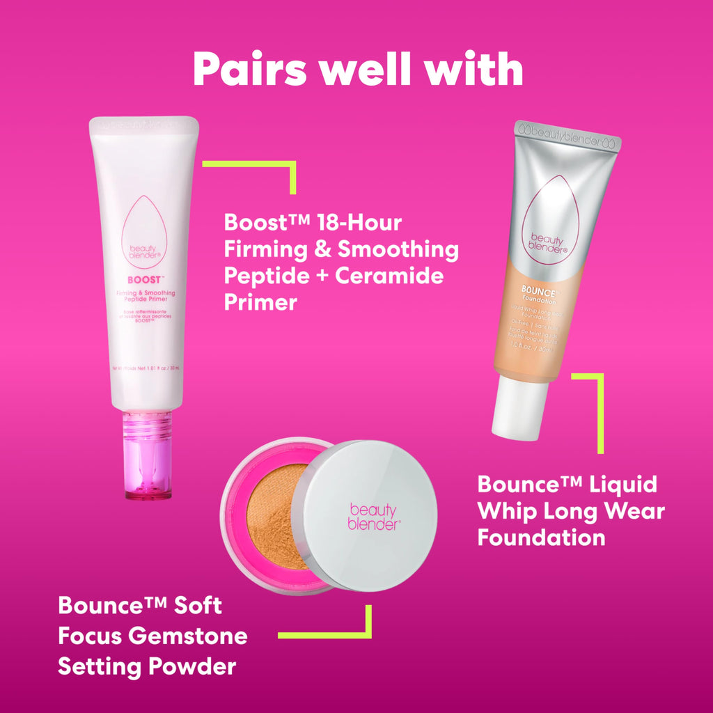 Beautyblender Bounce Liquid Whip Long-Wear Foundation | Full Coverage Natural Matte Finish | Oil-Free 24H Wear | Deep Bronze 4.45N (Version 2.0)