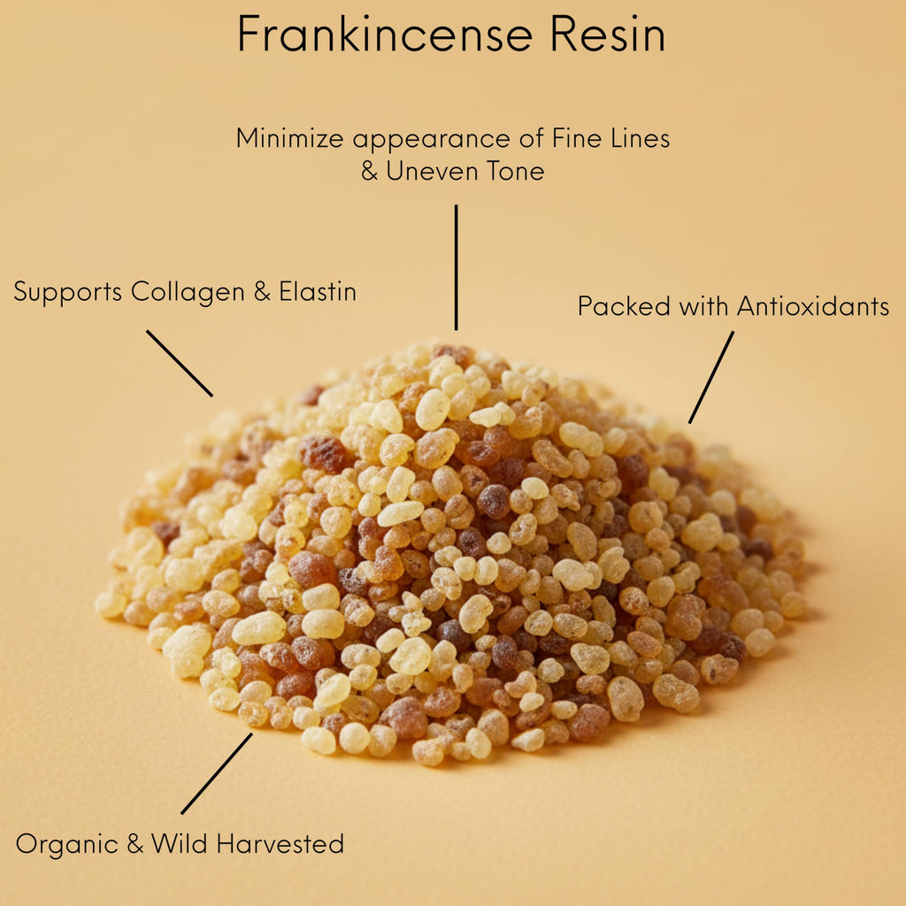 Beauty Glow Frankincense Resin Infused Castor & Rosehip Oil – Facial Moisturizer & Serum | 1 Fl Oz