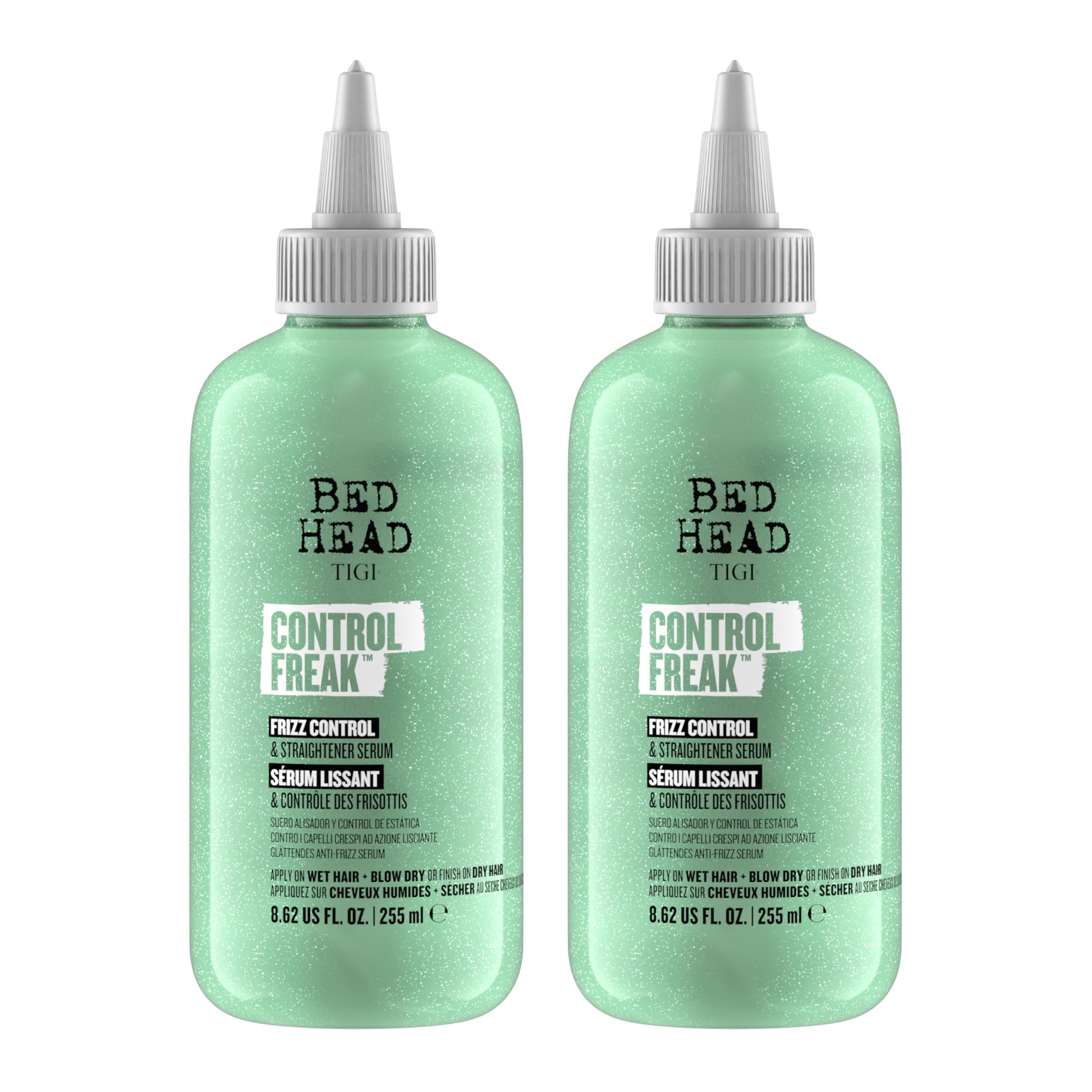 Bed Head by TIGI Control Freak Frizz Control & Straightening Serum – 8.62 oz (2 Pack)