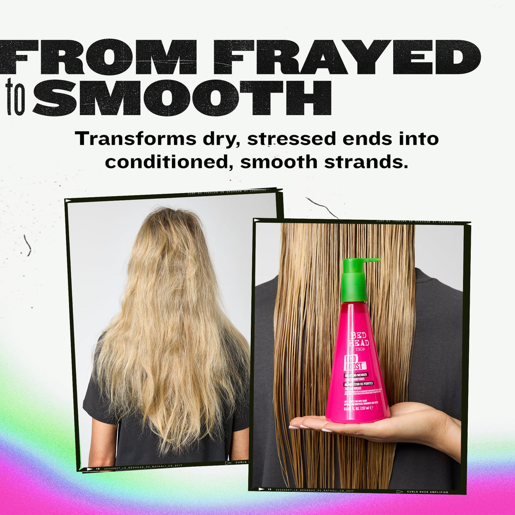 Bed Head Ego Boost Split End Mender & Leave-In Conditioner – 3 x 8 oz – For All Hair Types