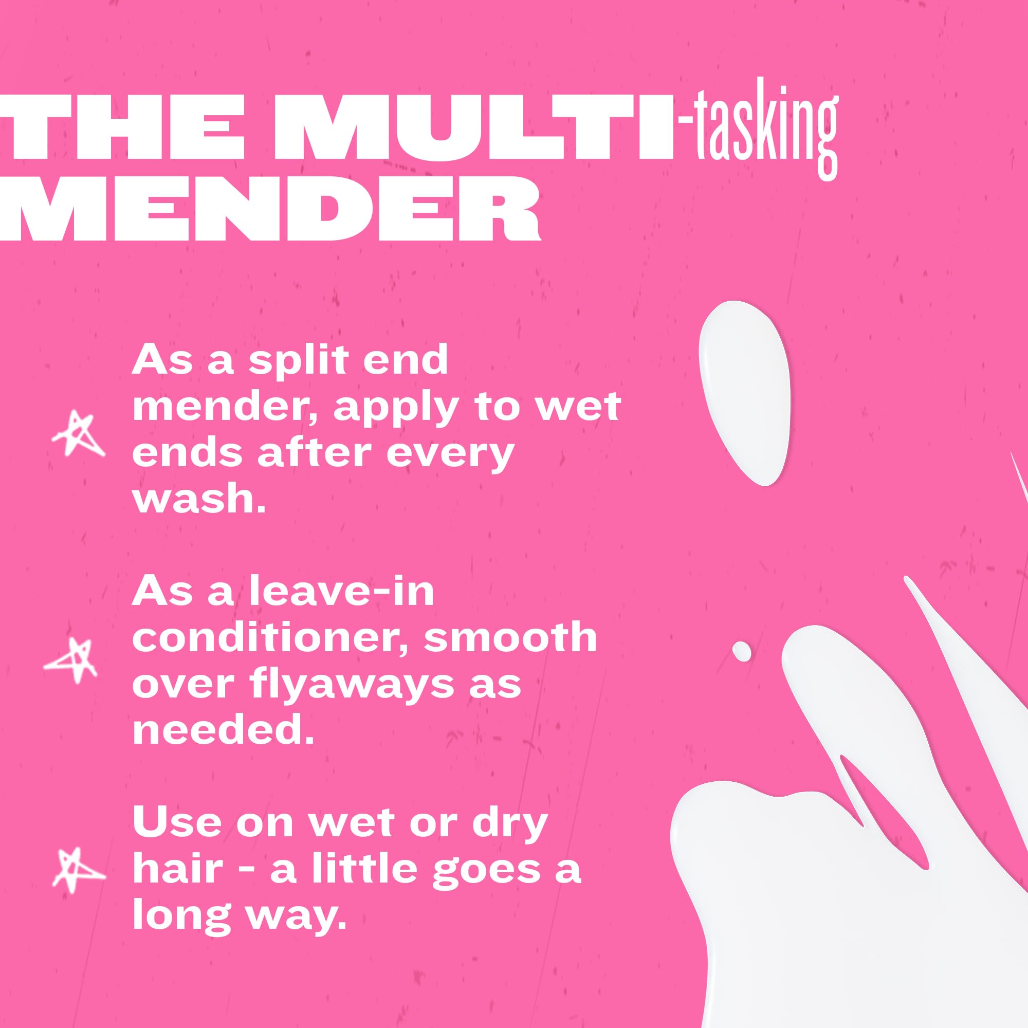Bed Head Ego Boost Split End Mender & Leave-In Conditioner – 3 x 8 oz – For All Hair Types
