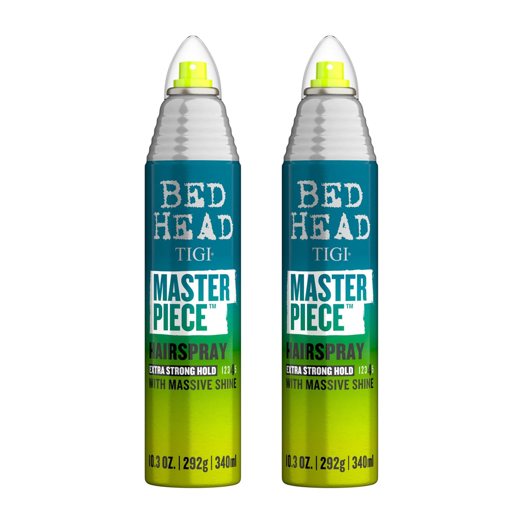 Bed Head by TIGI Masterpiece Hairspray – Extra Strong Hold & Shine for All Hair Types | 10.3 oz Pack of 2